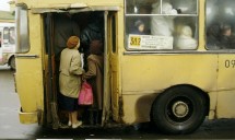 Давка в автобусе в СССР