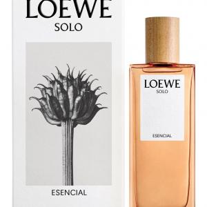 Парфюм Loewe Solo Esencial в стеклянном флаконе с деревянной крышкой