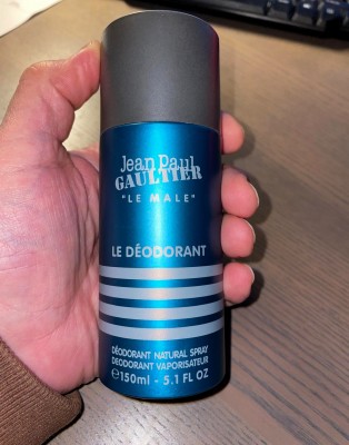 Дезодорант Jean Paul Gaultier в синем флаконе
